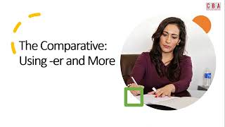 The Comparative: Using -er and More I Episode 15-1 I English Grammar