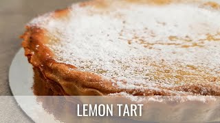 Lemon Tart Recipe | How To Make A Lemon Tart At Home | Easy Baking