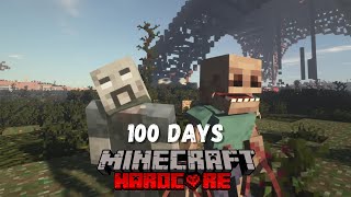 I Survived 100 Days in a Zombie Parasitic Apocalypse in HARDCORE Minecraft (Full Movie)