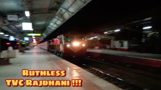 135 KMPH RUTHLESS TVC RAJDHANI !!! India's FASTEST DIESEL Rajdhani Express