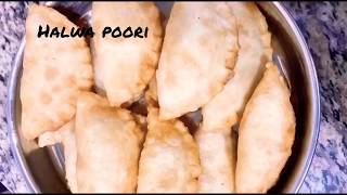 Halwa poori | Sweet poori