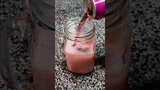 Satisfying Yakult + Royal Tru-Grape #asmr #mixdrinks #shorts