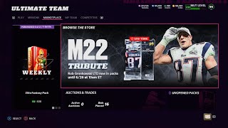 PULLING 99 OVR TRIBUTE GRONK!!!! MADDEN 22 ULTIMATE TEAM!!