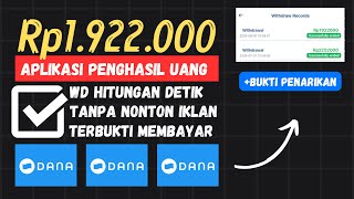 Belum Viral💸 Aplikasi Penghasil Uang Saldo Dana Tercepat 2024 Terbukti Membayar | Apk Penghasil Dana