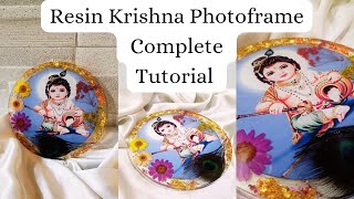 Resin Krishna Photoframe | Complete Tutorial ✨