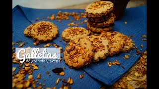 GALLETAS DE GRANOLA Y AVENA | SALUDABLES