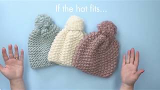 QVC How to make the Happy Daze Bobble Hat with Hannah Read-Baldrey & Wool and The Gang