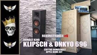 Top Domácí kino Klipsch & Onkyo TX NR696 - zapojení | CHYTRÁ DOMÁCNOST Apple HOME KIT | Díl #5