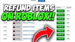 How You Can Refund Items On Roblox EASILY!