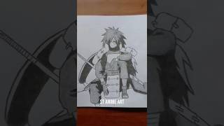 drawing madara uchiha (naruto)✨#shorts #madarauchiha #edit