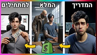 דרופשיפינג בשופיפיי 2024 - המדריך המלא למתחילים