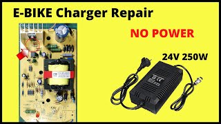 How To Repair E-Bike Charger //24v 250w Charger Repair