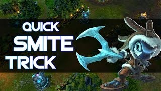 Quick Smite Trick - Stealing global objectives over walls