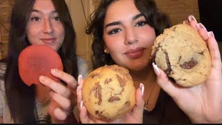 ASMR PROBANDO CRUMBL COOKIES 🍪 con mi amiga