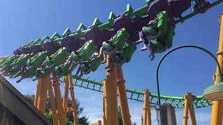 The Riddler Revenge off-ride HD Six Flags New England