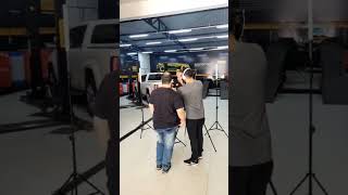 Makingof da filmagem para a Omega Pneus em Brasília