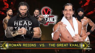 Roman Reigns w/Usos vs The Great Khali w/Jinder Mahal | WWE NXT Vengeance