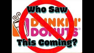 America Doesn't Run On Dunkin' Anymore