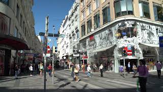 People crossing the road in Vienna Austria | FREE DOWNLOAD #NoCopyright 4k #StockFootage