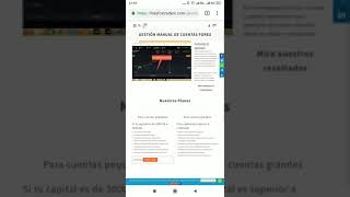 Gestión de cuentas Forex Sin ningún pago por adelantado