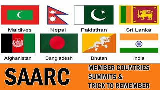 SAARC : Member Countries, Summits and Trick to Remember