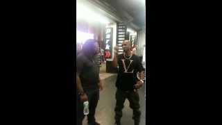 FAT TREL AND DMX CYPHER IN NYC