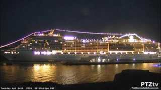 MSC Divina - In dock Bermuda - 2015-04-14/17