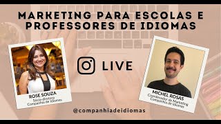 Live: Marketing para escolas e professores de idiomas