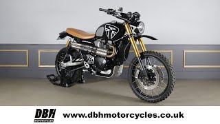 Triumph Scrambler 1200 XE BOND (Replica) - DBH Motorcycles Stock - Walk around