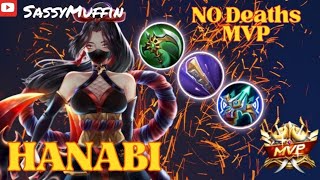 Hanabi Classic Gameplay 👀🔥....  Hanabi Field Op Skin 🔥🔥No Deaths Mvp ✅✅