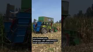 India hot selling silage and corn combine harvester  #silage #corn #harvester #harvestermachine