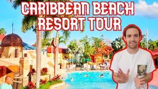 DISNEY'S CARIBBEAN BEACH RESORT TOUR | DISNEY WORLD 2021 | POOL BAR