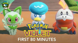 Pokemon Violet | First 80 Minutes of a New Adventure in Paldea!