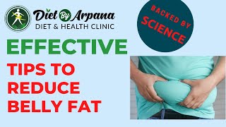 Most Effective Tips to Reduce Belly Fat ASAP | #bellyfatloss #dietbyarpana