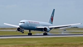 Boeing 767's Landing at Vancouver (YVR) on 22JUN16