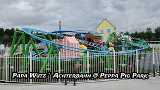 Papa Wutz' Achterbahn @ Peppa Pig Park, Just the Coasters (Off-Ride Footage