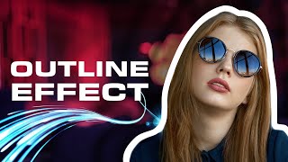 How to create the OUTLINE border effect around a subject using Affinity Photo