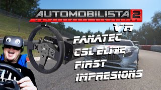 Fanatec CSL Elite First Impressions with Automobilista 2