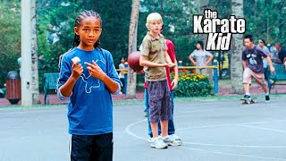 The Karate Kid: Dre Goes To The Park Scene