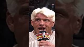 Ric Flair calls out Eric Bischoff and begs him to shave his WHAT?! #wcw #ricflair #ericbischoff #nWo