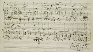 Johannes Brahms -  Horn Trio in E-Flat Major, Op. 40 (autograph manuscript)