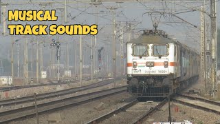 MUSICAL RAILWAY TRACK SOUNDS | TRAIN SOUNDS | INDIAN RAILWAY