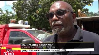 Saül et véhicules pompiers Guyane octobre 2024 CHARLES BERNARD RAYMOND SAINT-ORICE