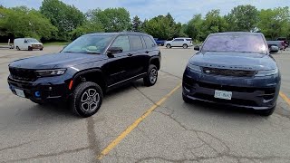 Range Rover Sport P440e PHEV vs Jeep Grand Cherokee 4xe PHEV first impressions