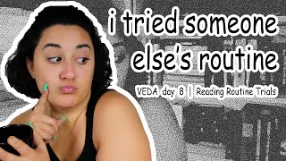 Following Abookutopia's Reading Routine | #booktubeVEDA