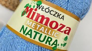 🌟 Włóczka Mimoza Metallic - Wysokiej Jakości Włóczka z Efektem Błysku 🌟 @Dziergaczkowo