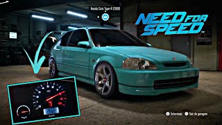 NEED FOR SPEED | ACELERANDO O VTEC DO CIVIC NO MAXIMO | DRIFT E FUGA