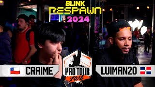 LUIMAN20 (DHALSIM) VS CRAIME (KEN) POOLS - DAY 1 - Blink Respawn - Capcom Pro Tour 2024