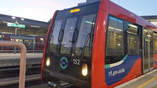 DLR departs Stratford for West ham