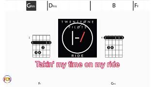 TWENTY ONE PILOTS Ride  FCN GUITAR CHORDS & LYRICS